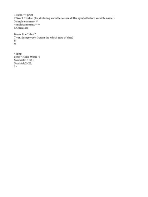 PHP Tutorial PDF 的图像结果