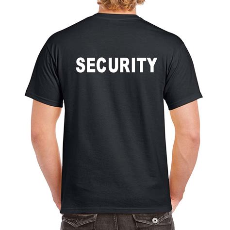 Security T-Shirts | Custom Security Uniform | 100% Cotton Preshrunk