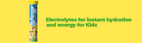 Fast&Up Reload Kids Instant Electrolytes for kids Instant Energy - 25 ...