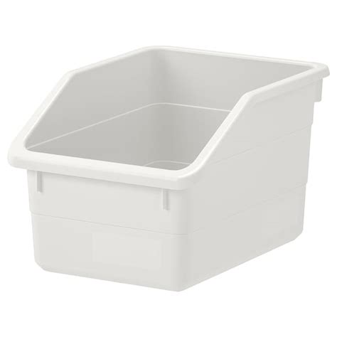 SOCKERBIT box, white, 19x26x15 cm (7 ½x10 ¼x6") - IKEA