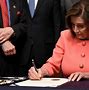 Image result for Nancy Hands Out Impeachment Pens