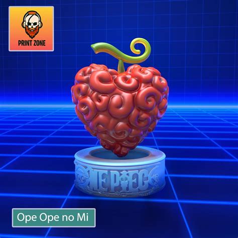 OPE OPE NO MI PROP LAW DEVIL FRUIT OF ONE PIECE STL FILE 3D model 3D ...