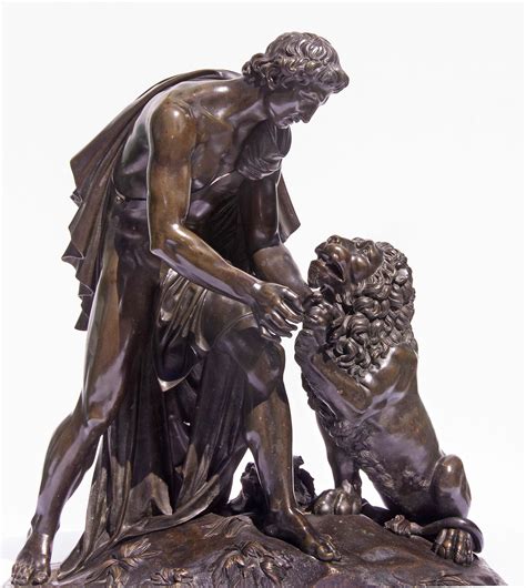 Unknown - French Neoclassical Bronze Of Androcles and the Lion For Sale ...