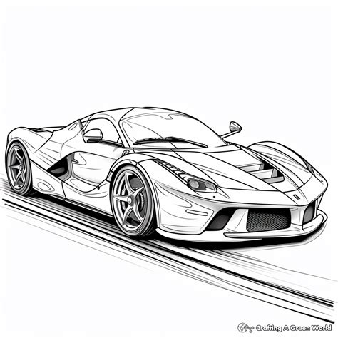 Ferrari Coloring Pages - Free & Printable!