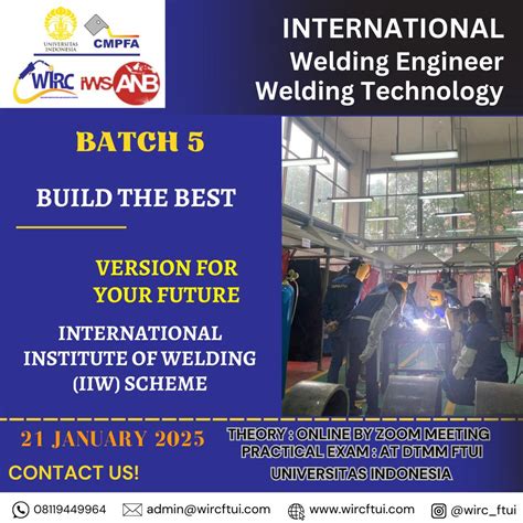 International Welding Engineer Batch #5 | WIRC - FTUI