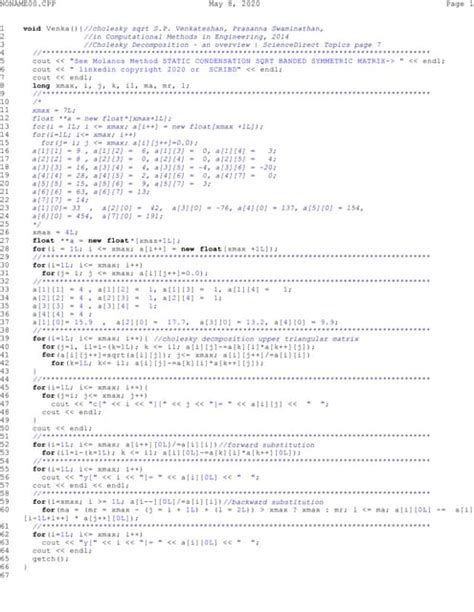Image result for Cholesky Method Matrix