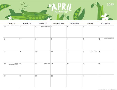 2025 Colorful Printable Calendar for Moms - iMOM