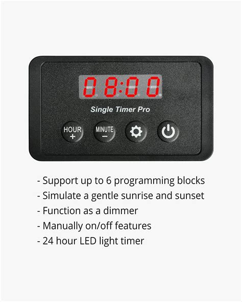 Image result for Nicrew Single Channel LED Light Timer Pro