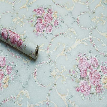 WOW Interiors Blue Floral SELF Adhesive Wallpaper for Living Room ...