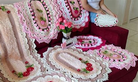 Image result for Crochet Oval Table Runner Pattern