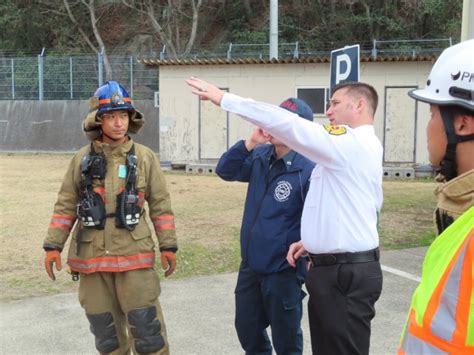 Garrison firefighters in Kure embrace joint training to increase safety ...