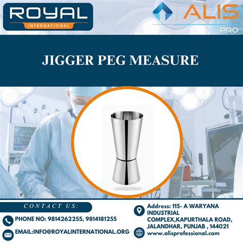 Jigger Peg Measure at Best Price in Jalandhar, Punjab | Royal International
