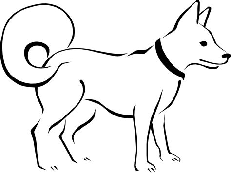 Dog Black And White Clipart | Free download on ClipArtMag