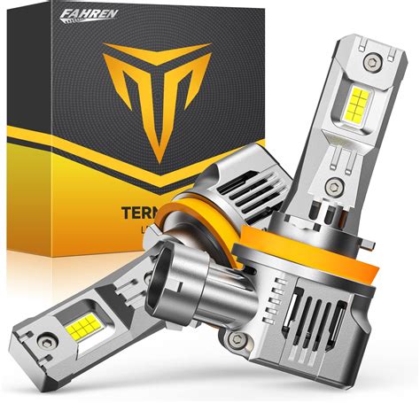 FAHREN H11 LED Headlight bulbs,33000LM 900% Brightness H8 H9 LED Bulbs ...