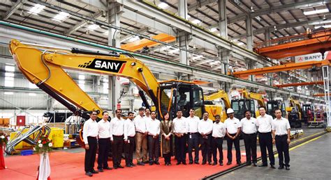 Sany India rolls out 1000th and 1001st machines from Chakan plant ...
