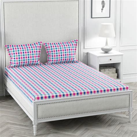 Buy PORTICO Marvella Warm 3-Piece Queen-Size Bedsheet Set - 2.24 x 2.54 ...