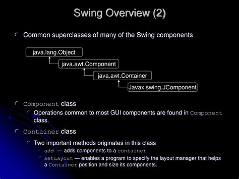 Image result for Swing Advanced Components in Java
