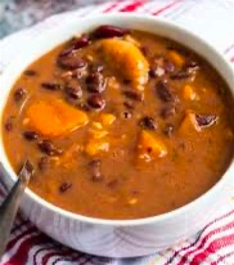 Jamaican red peas soup with beef,dumplings and vegetables - Serves two ...