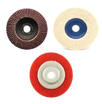 MLD CFWAP269 Non-Woven Felt Pad Emery Flap Disc-Nylon Fiber Wheel for ...