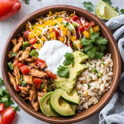 Chicken Fajita Burrito Bowl Recipe | Cheff Recipes
