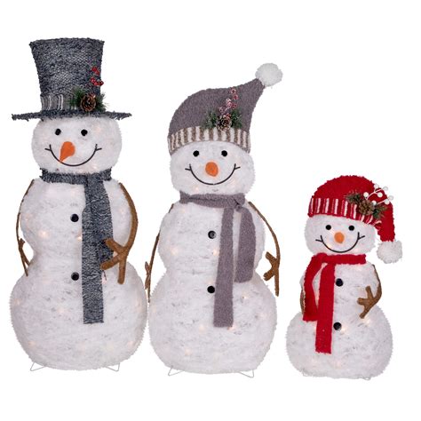 Outdoor Snowman Decoration