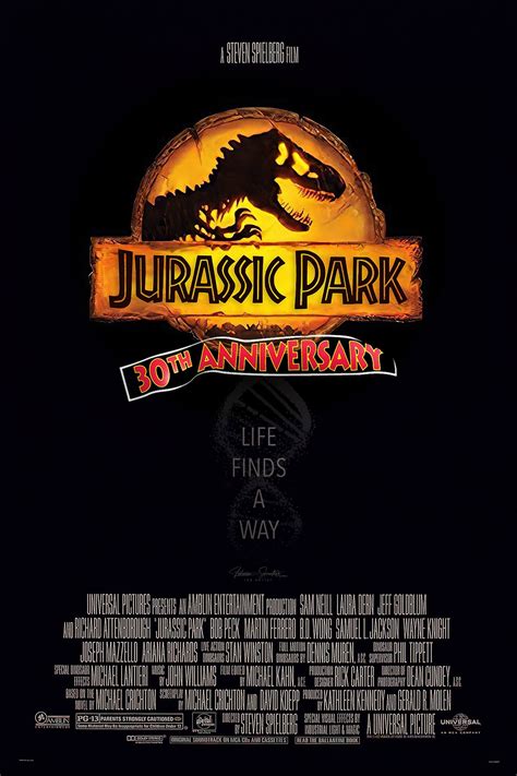 Jurassic Park 30th Anniversary Poster Jurassic Park 30th - Etsy Canada