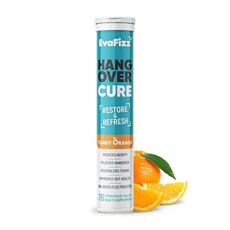 Evafizz Hangover Cure Quick Relief From Hangovers Clinically Tested Pre ...