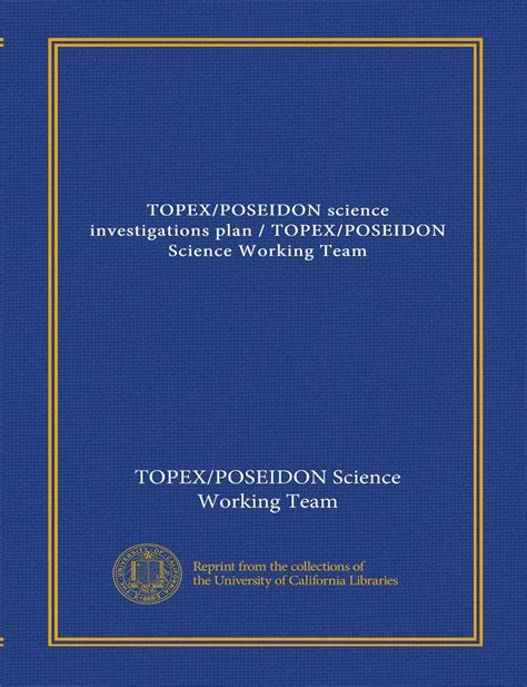 TOPEX/POSEIDON science investigations plan / TOPEX/POSEIDON Science ...