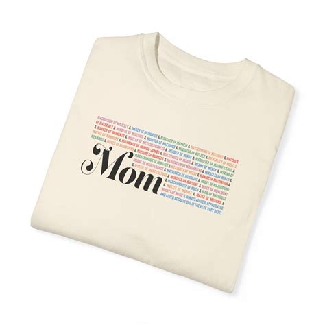 Mom Acronym T-shirt Many Meanings of MOM Cute, Sentimental, Word Lover Garment-dyed T-shirt - Etsy