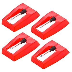 Record Player Needle, 4 Pack Universal Diamond Replacement Stylus ...