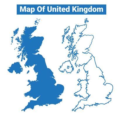 Image result for Basic UK Map With