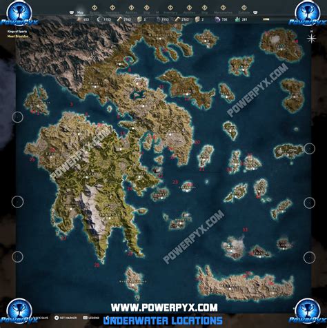 Assassin's Creed Odyssey All Underwater Locations