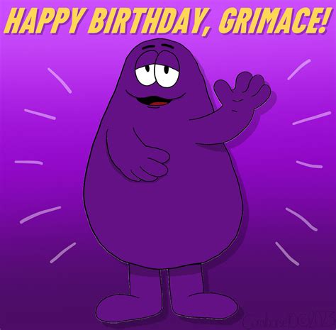 Happy Birthday, Grimace by Coralhorse10s on DeviantArt
