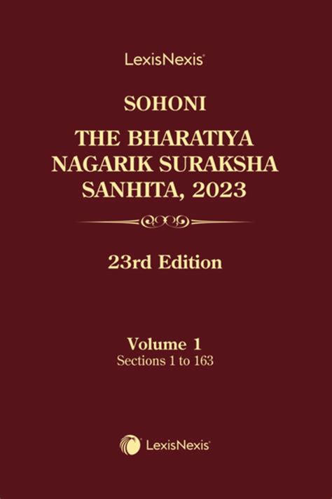 LexisNexis's The Bharatiya Nagarik Suraksha Sanhita, 2023 (BNSS - In 5 ...