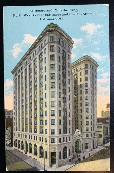 Postcard Baltimore MD - c1910s B & O Railroad Headquarters Building | eBay
