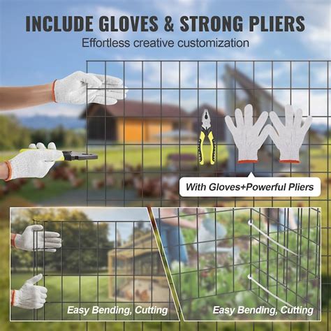 VEVOR Hardware Cloth 36ftft x 50ft Galvanized Wire Mesh Roll 16 Gauge ...