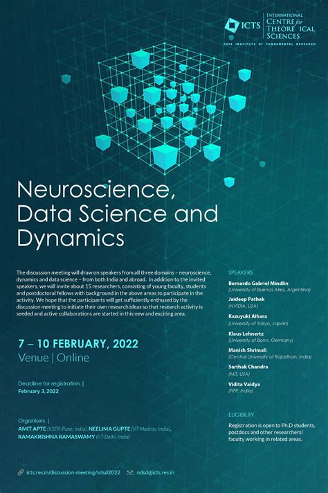 Neuroscience, Data Science and Dynamics (ONLINE) | ICTS
