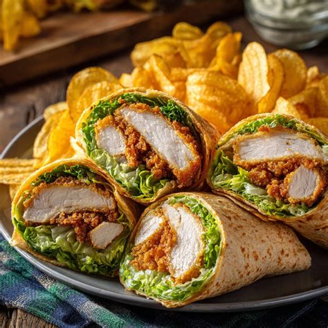 Ultimate Crispy Chicken Wrap: No More Soggy Bites! - Meals & Recipes