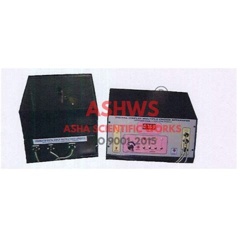 DIGITAL DISPLAY MULTIPLE CHOICE APPARATUS TIME – Asha Scientific Works