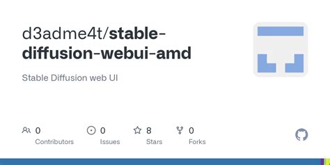 GitHub - d3adme4t/stable-diffusion-webui-amd: Stable Diffusion web UI