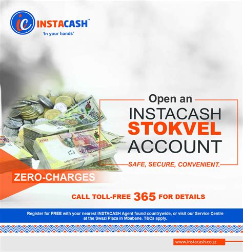 Stokvel Account Services — Instacash | In your hands