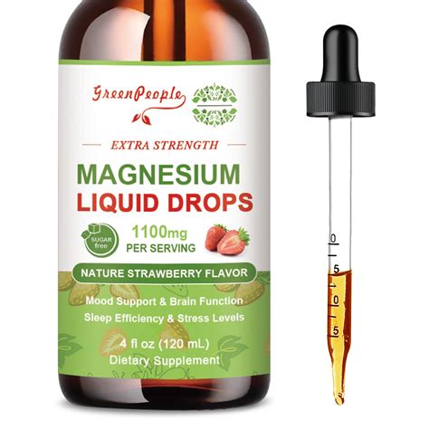 Buy 17-in-1 Triple Magnesium Complex Supplement 1100mg, Magnesium Liquid Drops with Magnesium ...