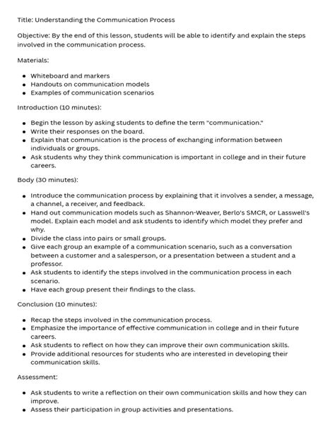 Key Business Communication Lesson Plan 的图像结果