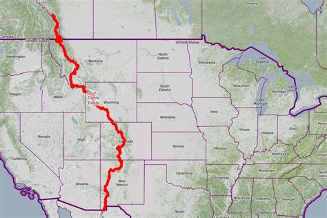 Colorado Continental Divide Map Continental Divide Trail: THE Complete