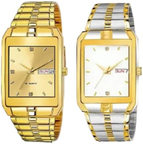 Imperial Club Analogue Men's Stainless Steel Watch (Gold & Black Dial ...