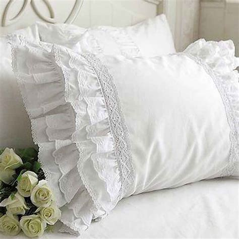 Lace Love Pillow Sham, White | Pillows, 30th and Shabby