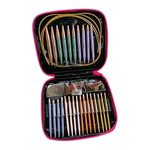 MYADDICTION 26x Knit Pro Metal Circular Interchangeable Knitting Needle ...