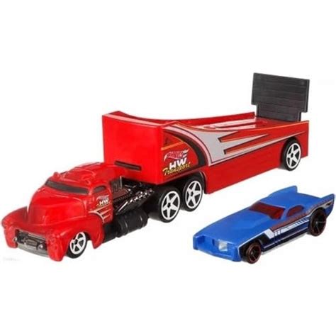 Buy Hot Wheels Rock N Race Super Rigs, Transporter Vehicle with 1 1:64 ...