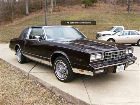 1985 Chevrolet Monte Carlo Chevy Monte Carlo