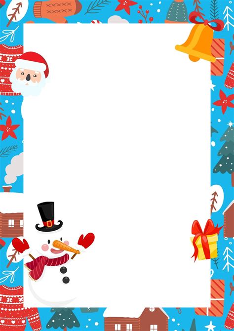 Free Christmas Page Borders For Microsoft Word